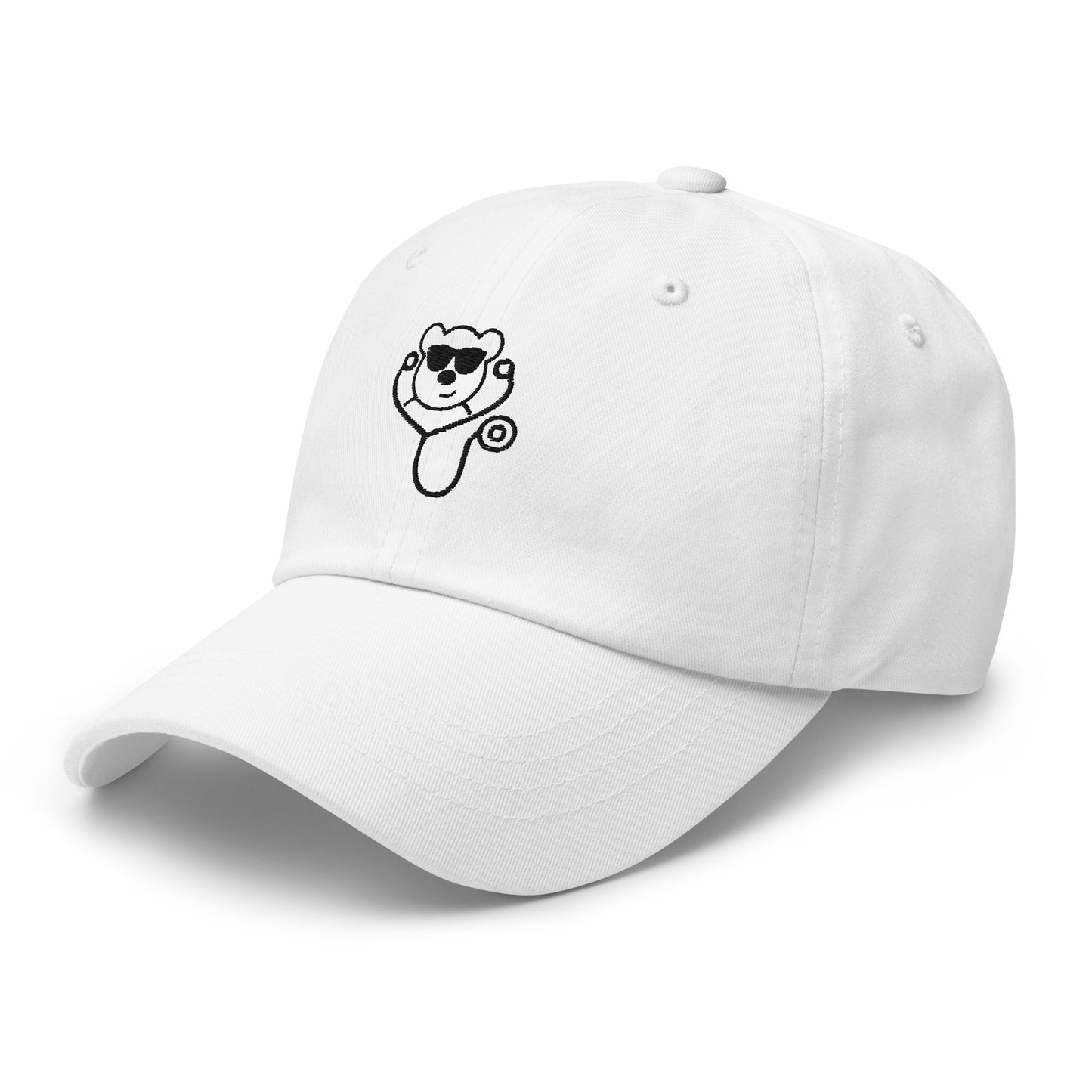 MedicBear Cap-White