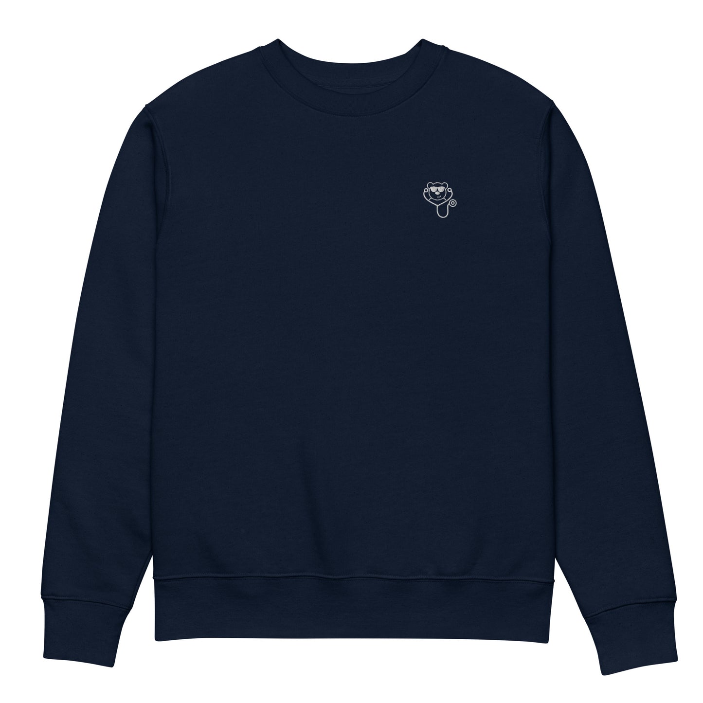 MedicBear Embroidered Classic Sweatshirt-French Navy