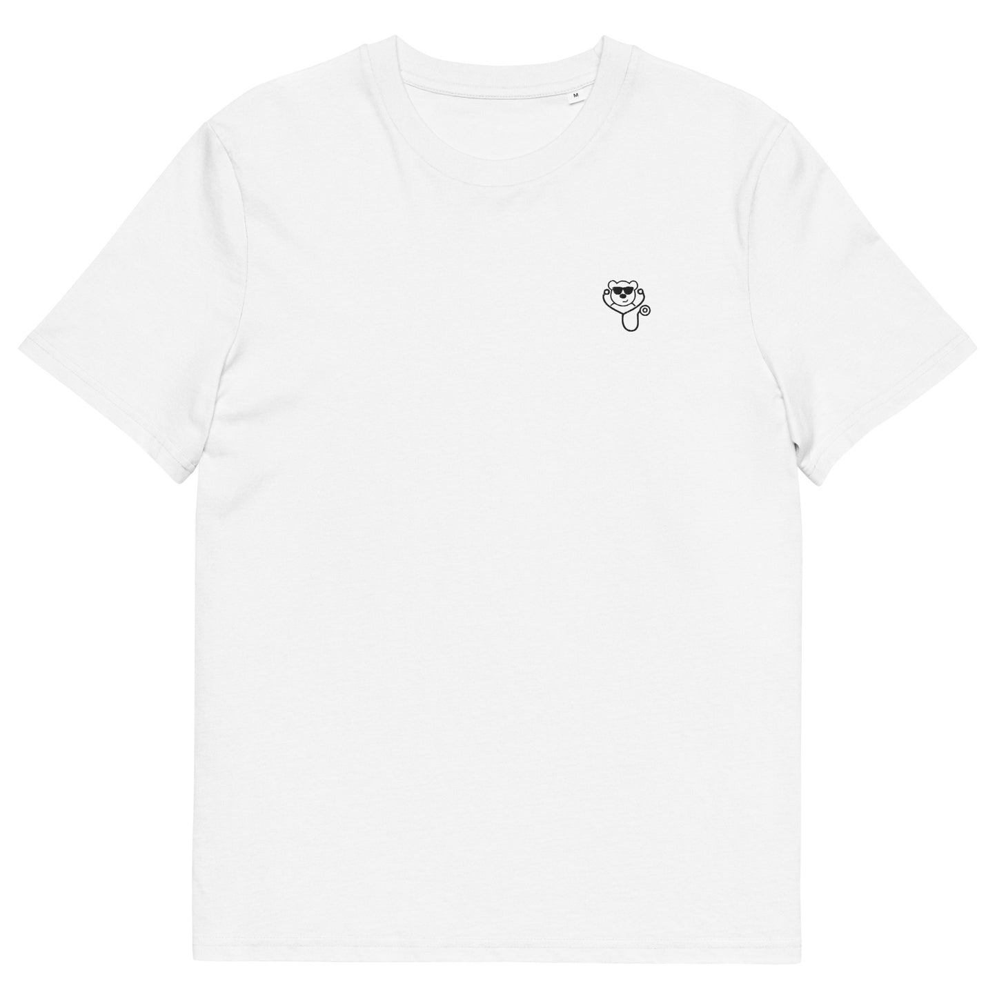 MedicBear Classic Embroidered T-shirt-White